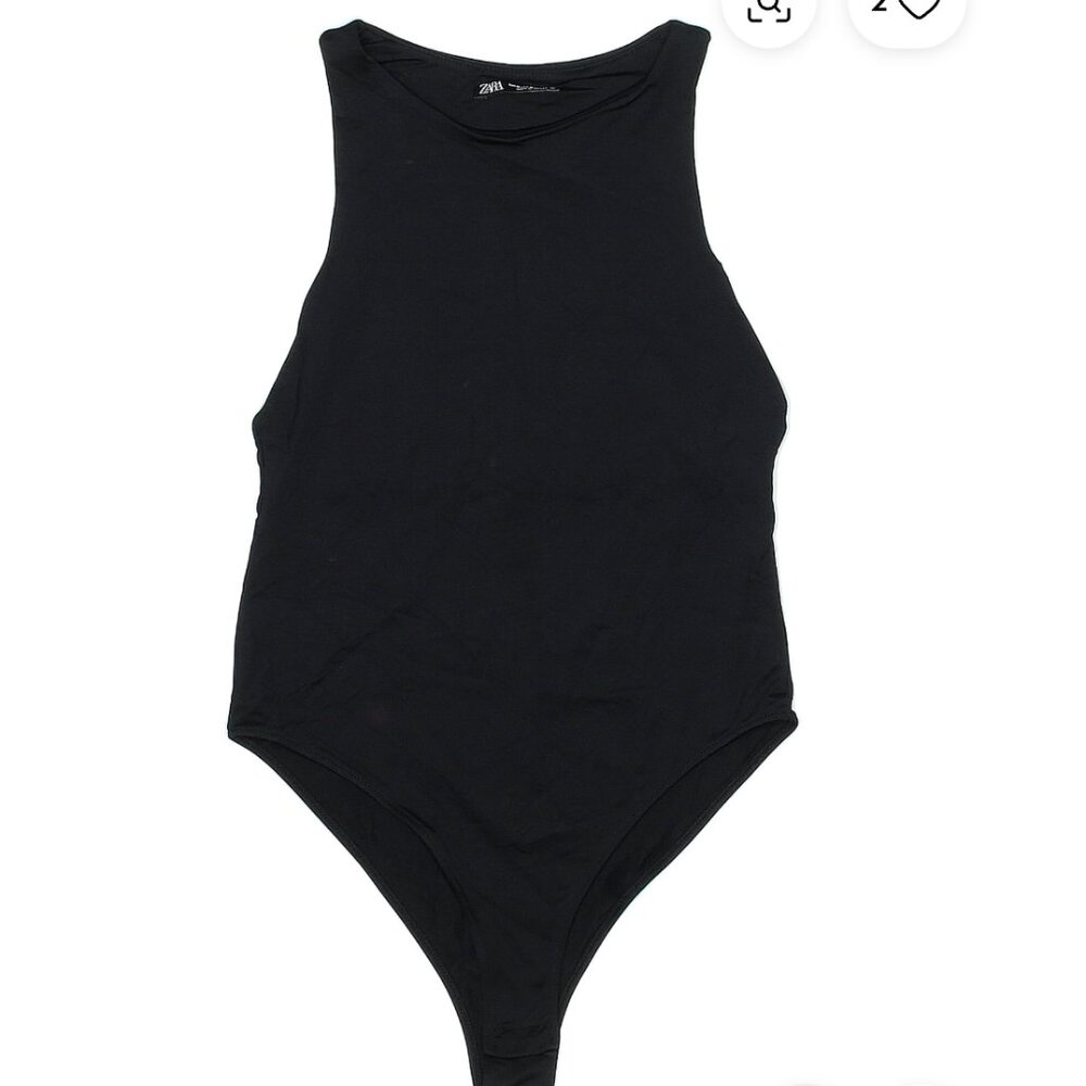 Zara High Neck Bodysuit - Black